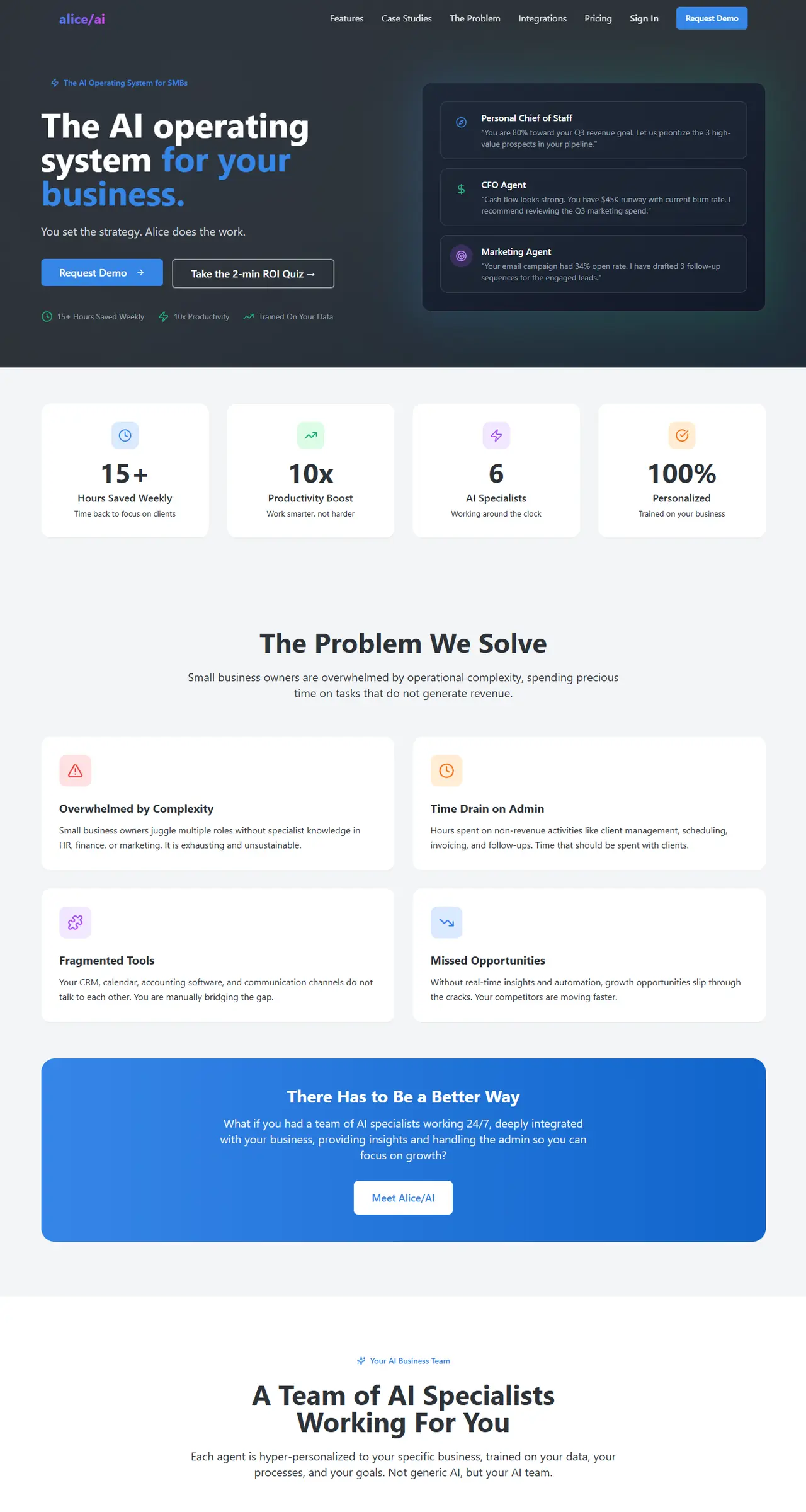 alice/ai home page